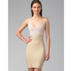SPANX Hide & Sleek Smoothing Shapewear Slip Dress Nude Size Medium